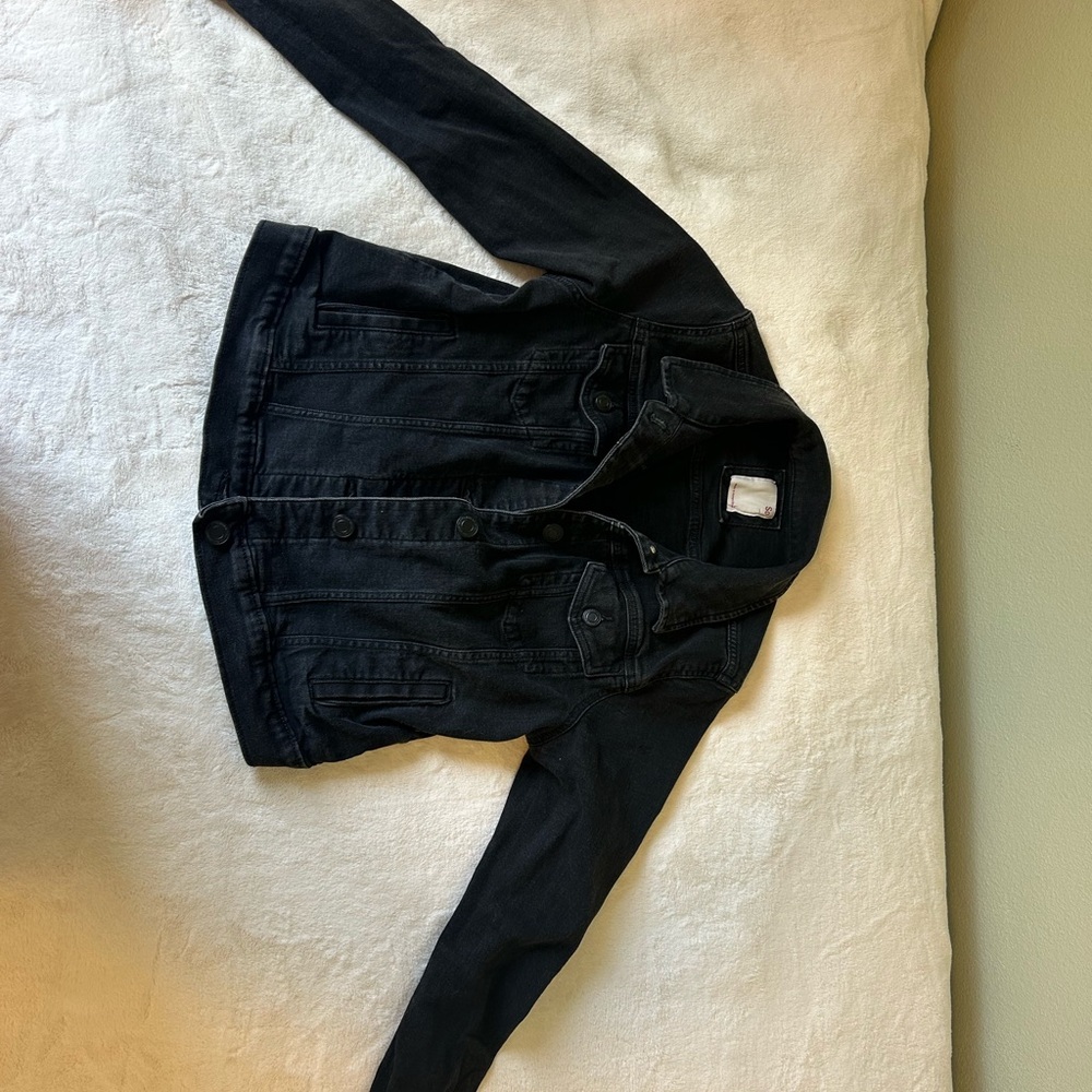 SO Black Jean Jacket for Women